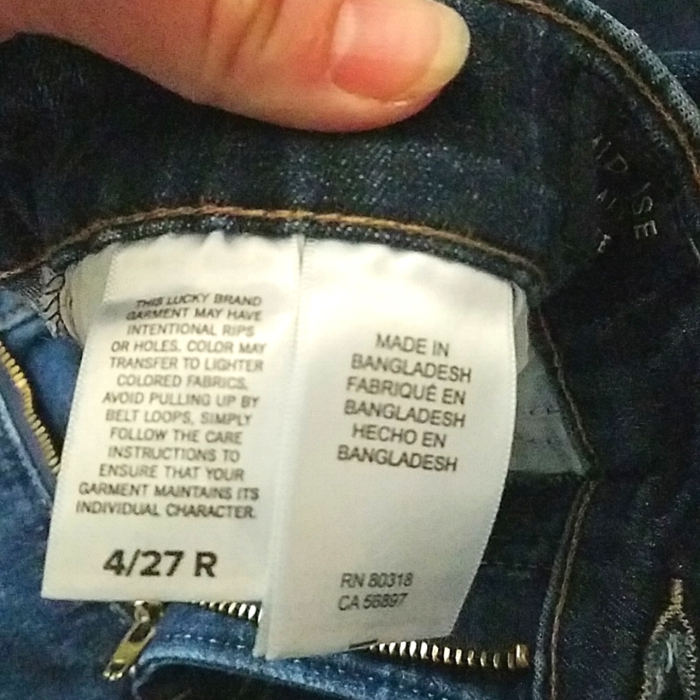 Women's Lucky Size 4/27 Sweet and Straight - Picture 5 of 5